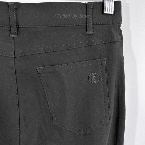 SIMON CHANG DENIM Tummy Control Micro Twill Straight Leg Pant Size 2 NWT - Picture 9 of 12